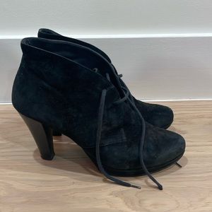 Paul Green Black Bootie Heels Women’s US 9